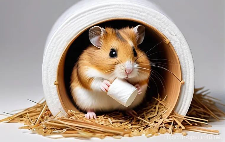 햄스터 새끼 건강관리 - Prompt 1: The Cozy Nest Builder**